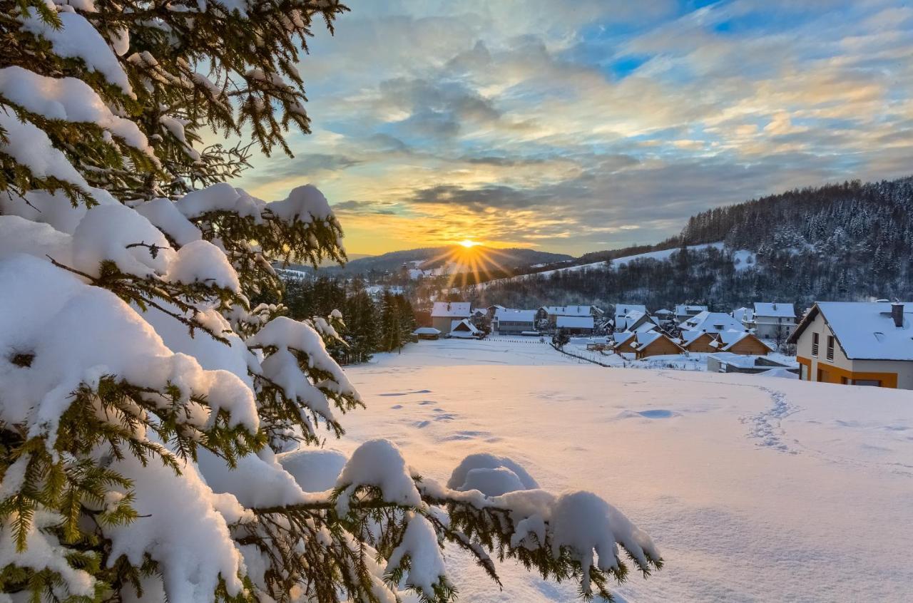 Domki Bajeczny Lan Tylicz Bagian luar foto